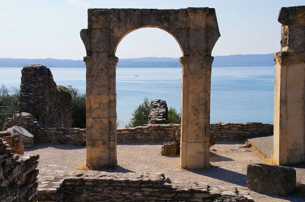 Pic of the rest of the Catullo's roman Villa close to the Lake Garda